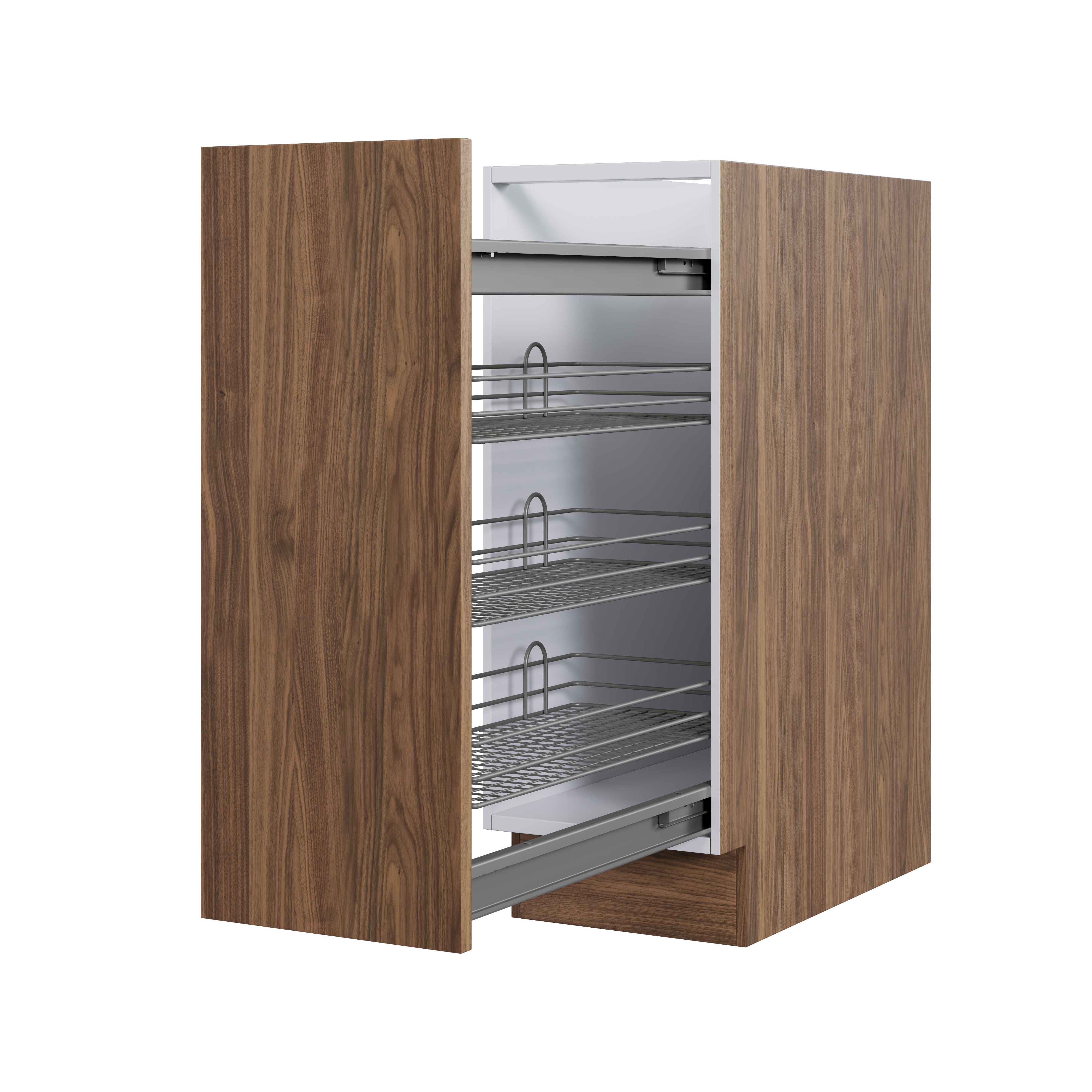 Natural Walnut Euro Cabinets 5